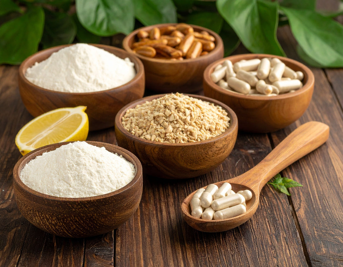 Glucosamin (vegan), MSM und Chondroitin (Fisch)